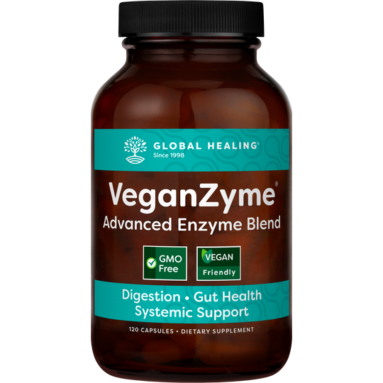 VeganZyme® - Helps Break Down Carbohydrates, Fats, Sugars, Proteins, Gluten, Soy, Dairy & Other Foods (Best Before Date: 09/2023)